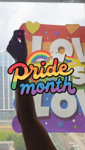 【จัดส่งไวจากกรุงเทพฯ】สติ๊กเกอร์หน้าต่าง LGBTQ+ สติ๊กเกอร์ ลายรุ้งติดกระจก สําหรับติดตกแต่งกระจก หน้าต่าง สติ๊กเกอร์ติดป pride month