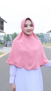 Hijab/Jilbab bergo Instan Crincle Airflow Ped maryam L