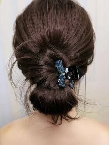 Kẹp Tóc Hai Mặt Bằng Thủy Tinh Sang Trọng 2025 Kẹp Tóc Hình Cá Mập Dễ Thương Đơn Giản Thời Trang Cho Phụ Nữ