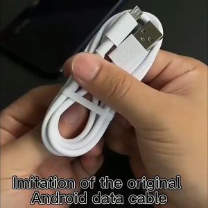 100% Original Fast Charger VIVO Charger 65W Micro USB Data Line For Android Charger V8 Cable 1M Cord