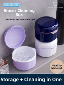 Portable Breathable Orthodontic Retainer Storage Box for teeth retainer