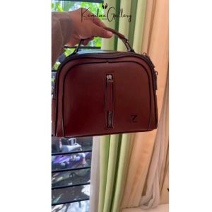 Ziwafa Tas Selempang Wanita Kulit Camelia Fashionable