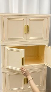 🔥พร้อมส่ง🔥ตู้เก็บของ กับล้อ ตู้เก็บของพลาสติกมัลติฟังก์ชั่นตู้เก็บของตู้เสื้อผ้าที่มีล้อสามารถพับเก็บได้ ตู้เสื้อผ้า ตู้วางของ ตู้ใส่ของ ที่เก็บของ กล่องเก็บของ ตู้ลิ้นชักพลาสติก ตู้เก็บของเด็ก ตู้เก็บของเอนก