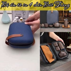 Túi trà Tử Sa 4 ly MỚI