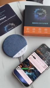 Under Pillow Sleep Aid Speaker High Fidelity Audio Ultra Slim 1cm Profile Integrated White Noise Sleep Technology Supports Bluetooth 5.4 Portable Rechargeable Stereo Bone Conduction