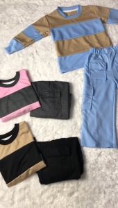 Setelan Anak Perempuan Terbaru Usia 6-12 Tahun Baju Salur Cargo