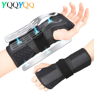 1PC Adjustable Night Wrist Stabilizer Brace for Carpal Tunnel 2 Metal Splints Support Brace Thumb Pressure Free Wrist Support