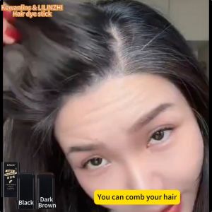 Temporary Hair Dye Comb Waterproof And Sweat-proof  For White Gray Hair Coverage Hair Color Stick With Comb 20g