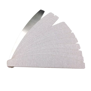 ใหม่สีเทาโลหะเล็บแฟ้มแคลลัสRemoverเล็บเล็บสแตนเลสทรายกระดาษ 50 ชิ้นเปลี่ยนกระดาษทราย
