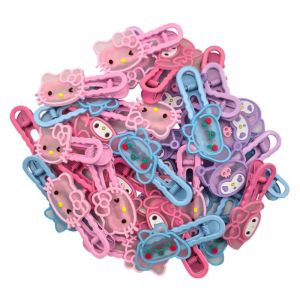 Sanrio Hello Kitty Kuromi Cinnamoroll การ์ตูนผู้หญิง BB คลิป Hairpin ของขวัญน่ารักคลิปผมอุปกรณ์เสริม Kawaii BB คลิปคลิปคงที่