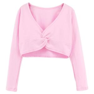 aiwuge | Long Sleeve Dance Vest for Girls Ballet Coat