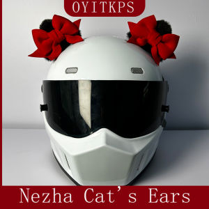 Một cặp mũ bảo hiểm xe máy trang trí Bow Phụ kiện cho nữ phải-có Mũ bảo hiểm xe máy DIY Phụ Kiện Dán Phụ Kiện Mũ bảo hiểm