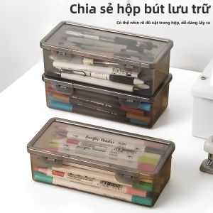 Jiaxun | Hộp Bút Chống Bụi Dung Lượng Lớn Đa Năng