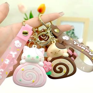 Móc khóa trang trí Móc treo balo mèo bánh ngọt xinh xắn LILA MKGAUHOODIE28