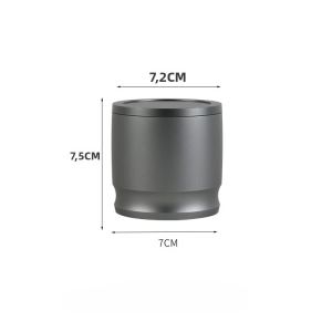 JUSTINLAU 58mm Hợp Kim Nhôm Cà Phê Định Lượng Cốc Có Nắp Chống Bột Bay Espresso Portafilter Máy Xay Phụ Kiện 3 Màu