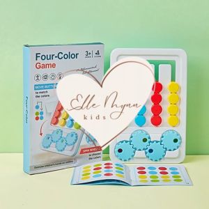 Color Sorting Matching Travel Toy | Mainan Susun Warna Padat Mudah Dibawa | Montessori Toddler Kids