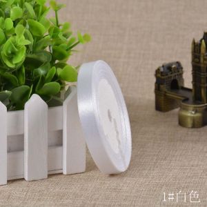 Hot Selling 22Meters/Roll12mm Satin Ribbons Polyester DIY Handmade Crafts Fabric Wedding Party Gift Decoration Bow Craft Ribbons