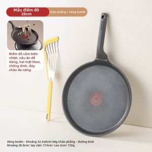 Onlycook | Chảo Titanium Chống Dính Cảm Biến Nhiệt Độ