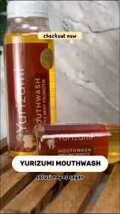 YURIZUMI Mouthwash Fresh Mint 250ml & 100ml / Obat Kumur Probiotik / Nafas segar / Pemutih gigi