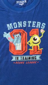 Disney Pixar Kids Tshirt / Kaos Anak Monster Inc PMI90