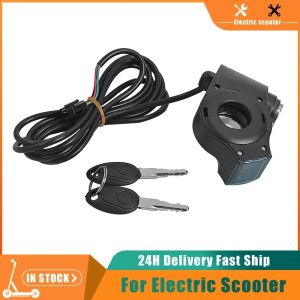 lgnition Lock with 2 Keys for KUGOO M4 PRO Electric Scooter Display Switch Power with Key Lock Kick Scooter Replacement Parts