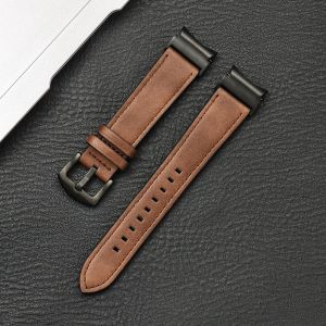 Dây Đeo Bằng Da Cho Samsung Galaxy Watch 6 Classic 47mm/43mm/44mm Dây Đeo Không Có Khe Hở Vòng Đeo Tay Correa Tương Thích Với Galaxy Watch 4 5 Pro