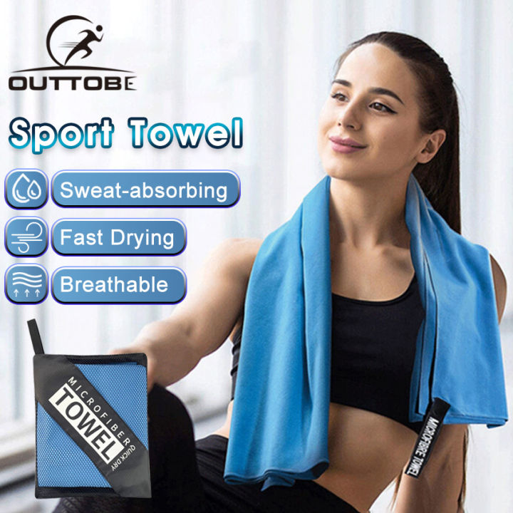 Outtobe Sports Towel Soft Microfiber Gym Towels Fast Drying Towel Sweat  Absorbent Towel Breathable Towel Portable Towel For Outdoor Travel Swimming  Running Fitness Yoga