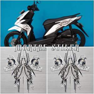 STIKER STRIPING LIS LES BODY MOTOR BEAT STREET 2017 & 2018