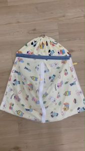 เปลเด็ก เฉพาะผ้าเปล ไซส์ S M M+ L ผ้าไมโครไฟเบอร์ ป้องกันไรฝุ่น ผ้าเนื้อนุ่ม ละเอียด มุ้งสีขาวสะอาดตา กันยุงทั้งบนล่าง แข็งแรง รับน้ำหนัก25กก.