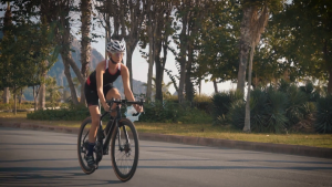 Santic Women Triathlon Suit One-Piece Sleeveless 4D Padding Quick-dry Running Swimming Suit K9LG083