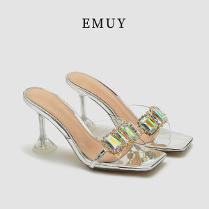 EMUY | Crystal Heel High Heels