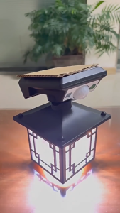 Solar Wall Lamp outdoor waterproof IP67 wall mounted light with solar panel automatic motion sensing