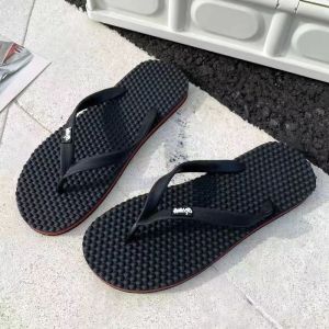 Massaging Mens Sandals Anti-Slip Beach Fashionable Outdoor Slippers Korean Style Summer Trendy Toe Post Footwear