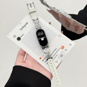 BEIXIANG | Universal Leather Bracelet for Xiaomi Band Breathable 10 9 8
