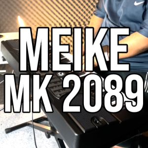 MEIKE 61 Keys Beginner Electronic Keyboard ( MK2089 MK 2089 MK-2089 ) Electric Piano Digital Electronic Learning Keyboard 电子琴 Package
