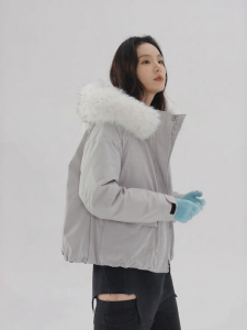 Semir | Windproof Water Repellent Detachable Fur Collar Loose Fit Womens Winter Down Jacket