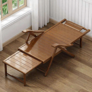 ZHUOLESHI | Portable Folding Bamboo Bed for Resting and Relaxing