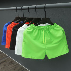 Quần Short Đi Biển Mùa Hè Mỏng Nhanh Khô Quần Short Đi Biển Thường Ngày Màu Trơn Đơn Giản Quần Thể Thao Rộng Rãi 3/4 Quần Short Thời Trang