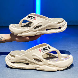 Mens Summer Outdoor Sandals Anti-Slip Thick Bottom Heightening Beach Slippers Youth Trendy Daily Wear EVA Glue Adhesive Shoes