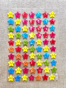 New Arrivals Shiny Stars Sticker [SG Seller] Good Quality Animals SpaceWorld Bears Sun Birds Butterfly Fish Heart Emoji
