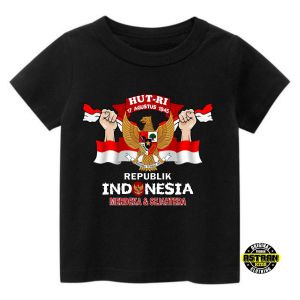 Kaos Anak Kemerdekaan Dirgahayu Garuda/Usia 1-14 Tahun Catton Combed 30s