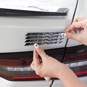 WACA 4ชิ้น สติ๊กเกอร์แต่งรถ สติกเกอร์ขอบล้อ สติกเกอร์ติดรถ สติกเกอร์sport รถยนต์ รถจักรยานยนต์ รถบรรทุก จักรยาน สตกเกอร์แต่งรถ ติดล้อรถ 4C01 FSA