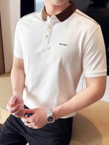 Áo Thun Polo Cotton Cổ Polo Tay Ngắn Mùa Hè Mới Phong Cách Công Sở Thường Ngày Đa Năng Thời Trang Ôm Vừa Vặn Có Cổ Áo