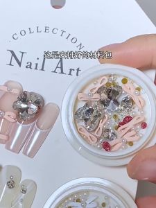 Ready Stock Ballet Shoes Manicure Material Pack Predicure Nail Art Nail Decoration 同款芭蕾舞鞋美甲材料包穿戴甲片饰品成品立体珍珠蝴蝶结水钻