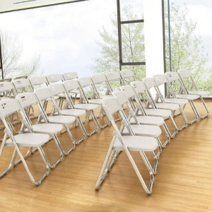 Reinforced Back Plastic Folding Chair