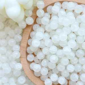 8mm Two-Color Jade Broken Glass Bead Ice Crack Beaded Loose Beads Bracelet Necklace Mobile Phone with Handmade Kids National Style Earrings