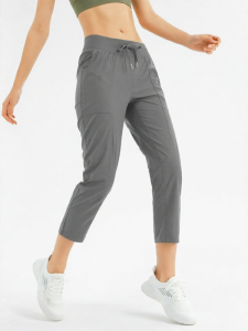 Quick-Dry Breathable Skinny Capri Jogger Pants