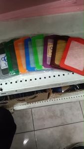 ซองหนังใส่ป้ายชื่อ แนวตั้ง ขนาด 9x6 มีให้เลือกหลายสี (ราคา/ซอง) | KKNT