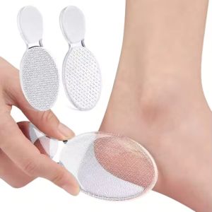 5Pcs Nano Glass Foot Rasp Hard Dead Skin Remover Double Sided Exfoliating Foot Scrubber Pedicure Nail Care Travel Tool