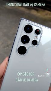 Samsung S21 S21/ S21 Plus/ Ultra_Ốp Lưng Dẻo Gor Bảo Vệ Camera Galaxy Note 9/10/10+/20/20Ultra/ S20/20+/20FE Trong Suốt